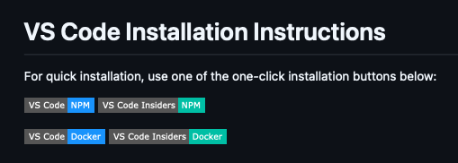 GitHub install badges